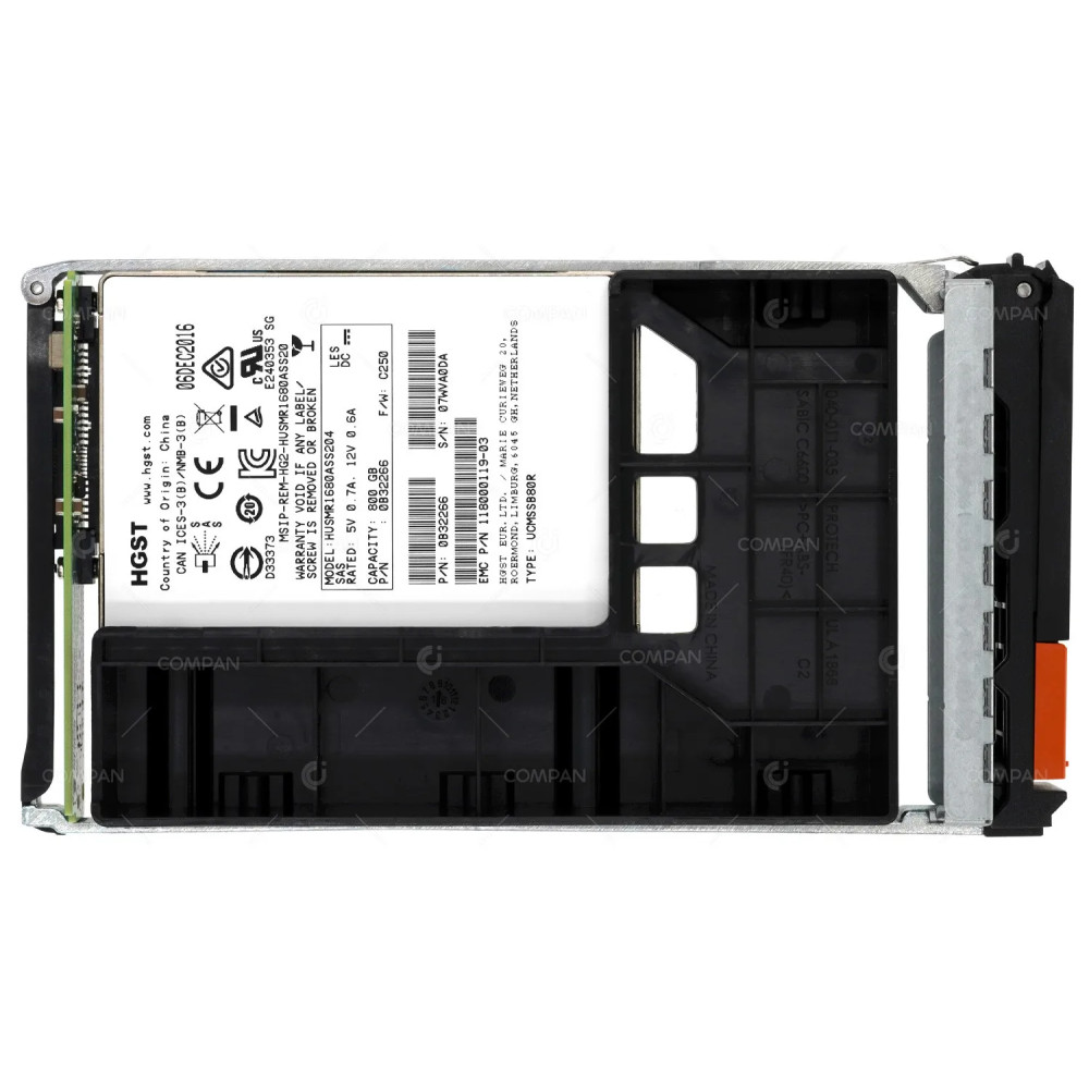 005051567 EMC FLASH SSD 800GB SAS 6/12G 2.5" IN 3.5" LFF FOR EMC DATADOMAIN